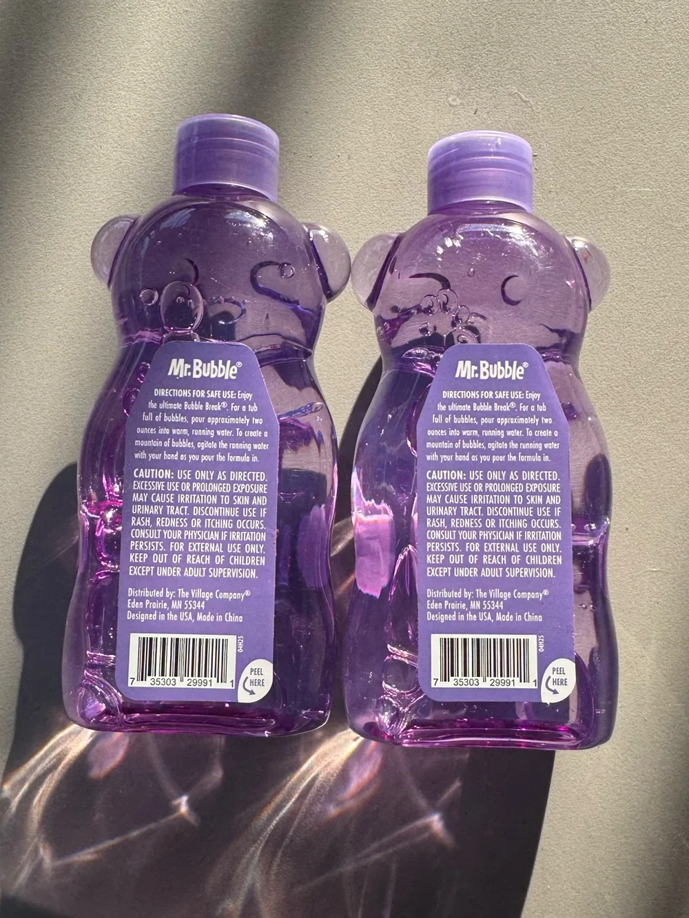 Mr. Bubble Calm & Sleep Bubble Bath in a limited-edition, bear-shaped bottle